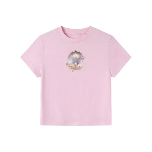 Crying Center Светло-розовая унисекс футболка