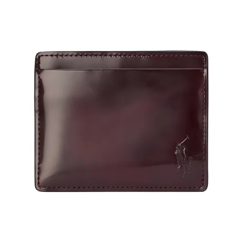 Polo Ralph Lauren Коровья кожа Держатель для карт Мужской Бургунди