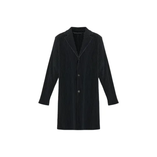 Homme Plissé Issey Miyake Куртка Мужская Черная
