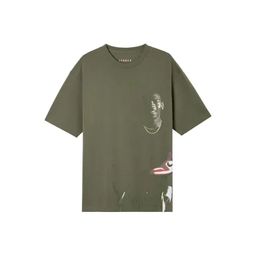 Джордан T Рубашка Мужская Средне-Оливково-Зеленая