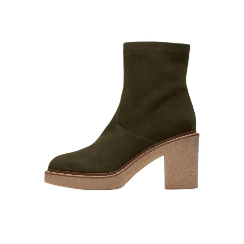 Clarks Ботильоны Зеленые Женские