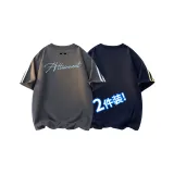 [2 пачки] Темно-серый + твердый лист/Темно-синий