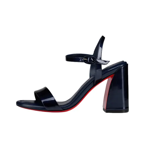 CL MISS Simple Love one Ремень Сандалии 8,5 см Женские Темно-синий