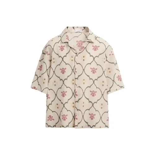 ZARA Бежевые Мужские Рубашки