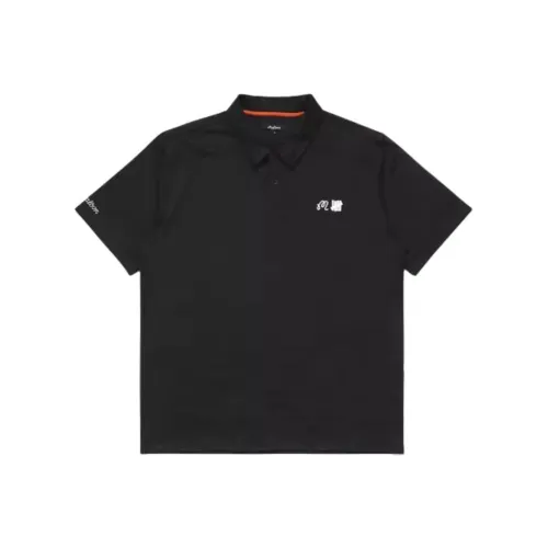 Malbon Golf Поло Мужское Черное