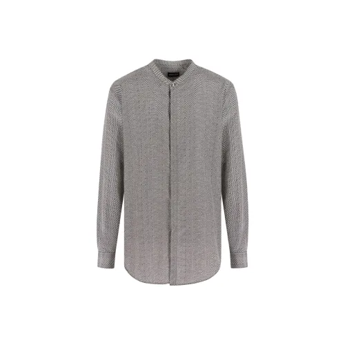 GIORGIO ARMANI Серые Мужские Рубашки