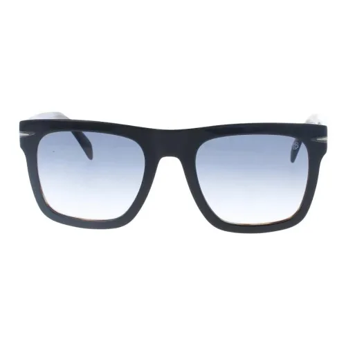 DAVID BECKHAM Ацетат Прямоугольные Солнцезащитные очки Унисекс Черный