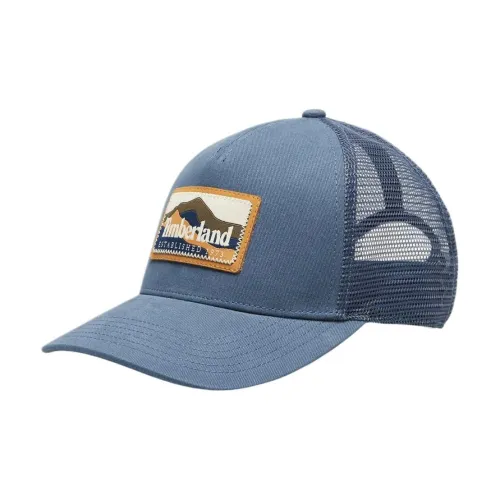 Timberland Хлопковые кепки унисекс синие