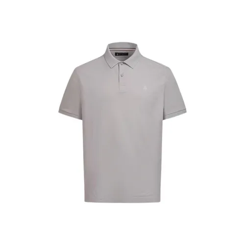 Hush Puppies Moon Серый Мужская Рубашка Поло