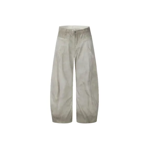 HKRXEC Грязно-белый Мужской Джинсы