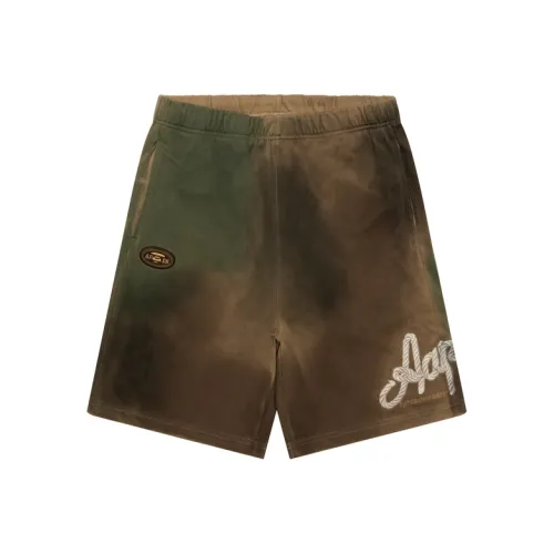 AAPE Зеленый GRZ Мужские Повседневные Шорты