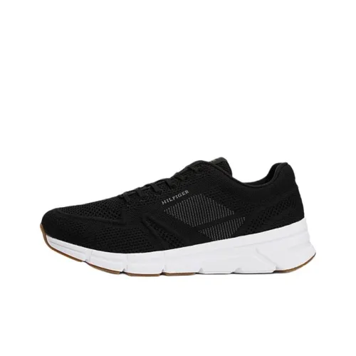 Tommy Hilfiger TRAINERS Slip-resistant Abrasion-resistant Low Top Casual Shoes Men's Black Томми Хилфигер TRAINERS Противоскользящие Устойчивые к истиранию Низкий Топ Повседневная Обувь Мужская Черная