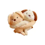 Маленький Желтый Щенок + Белый Щенок Обнимаются