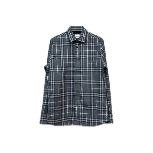 Burberry Серые Мужские Рубашки
