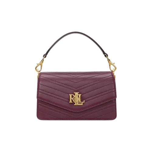 LAUREN RALPH LAUREN Кожа Сумка Маленькая Женская Красное Вино