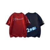 [2 упаковки] Винтажный красный + твердый/темно-синий