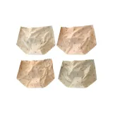 4 пачки (белый + розовый + кожа + зеленый)