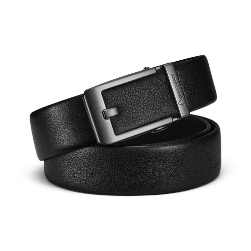 AQUASCUTUM Застежка-липучка Телячья кожа Мужской Роскошь Кожаные ремни Мужской 3,55 см