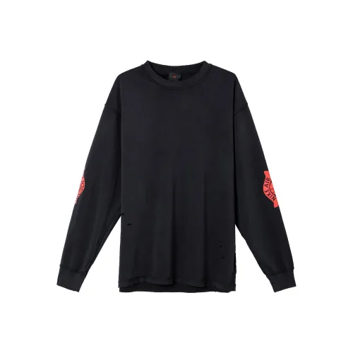 nike SS25 Rare Air T Рубашка Мужская Черная Чилийская Красная