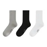 [Длинный вал] Смешанный цвет, 3 упаковки (махровая подошва)