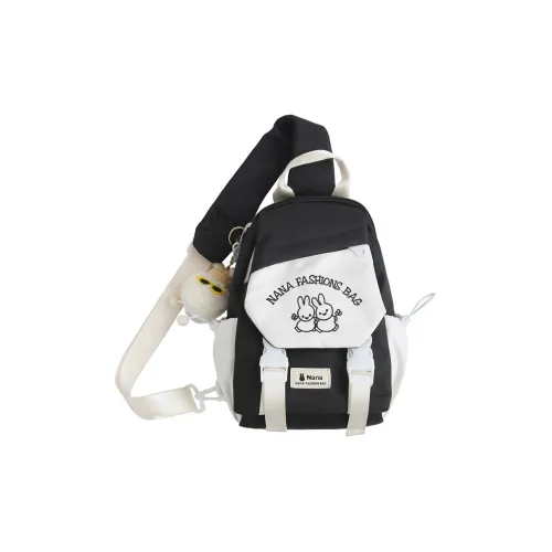 Paulinka Нейлон Sling Сумка Стандартная Унисекс Черный Белый Розовый Зеленый Фиолетовый