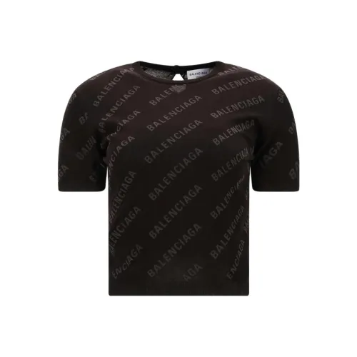 Balenciaga T-Shirt Женская Коричневая