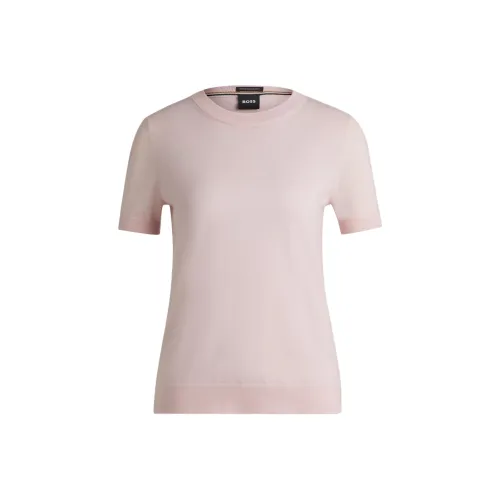 HUGO BOSS Розовые Женские Свитеры