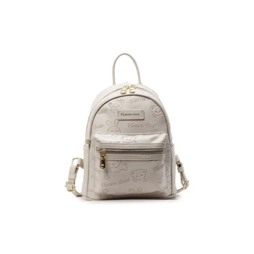 Bywhich ПУ (полиуретан) Рюкзак Стандартный Женский Белый