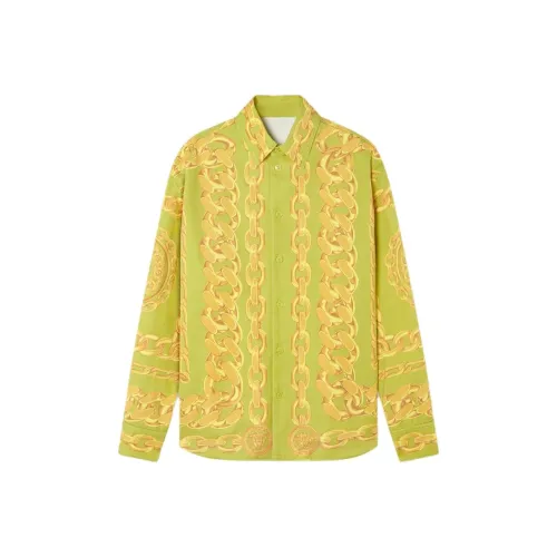 VERSACE Желтые Мужские Рубашки