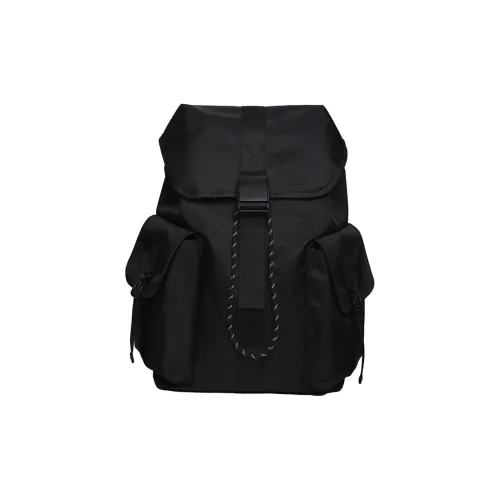Kwq Нейлон Рюкзак Унисекс Черный Белый