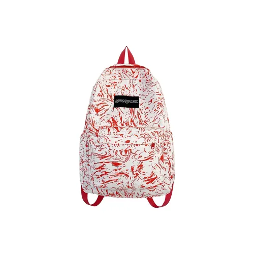 Kwq Nylon Backpack Standard Unisex White Black Red Light Blue