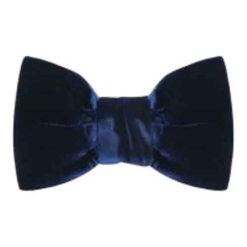 TF Бархат Вискоза Купро Галстуки Мужские Синий