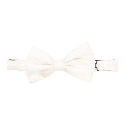 DRIES VAN NOTEN Шелковые галстуки Мужской Белый