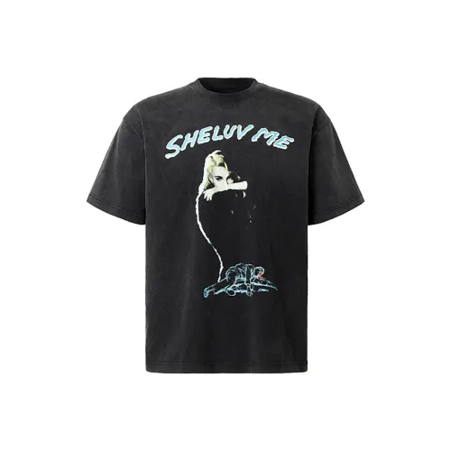 FAKE UINTAGE Черный Унисекс T-рубашки