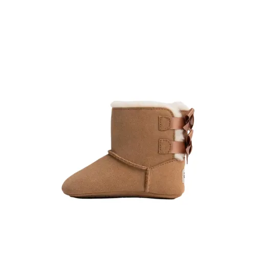 UGG противоскользящая устойчивая к истиранию высокая обувь для малышей коричневый для новорожденных и малышей