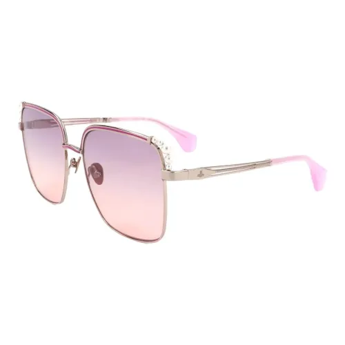 Vivienne Westwood Металл Квадрат Солнцезащитные очки Мужской Золотой