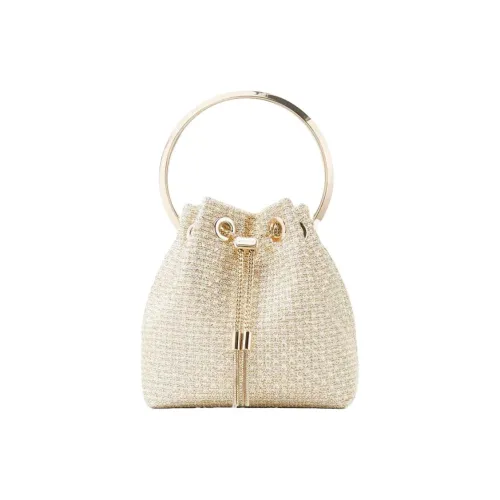 Jimmy Choo Сетка Дизайн Сумка Женская Светло-Золотая