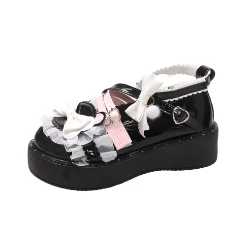 Wuji Платформа Туфли Мэри Джейн 5CM Женские