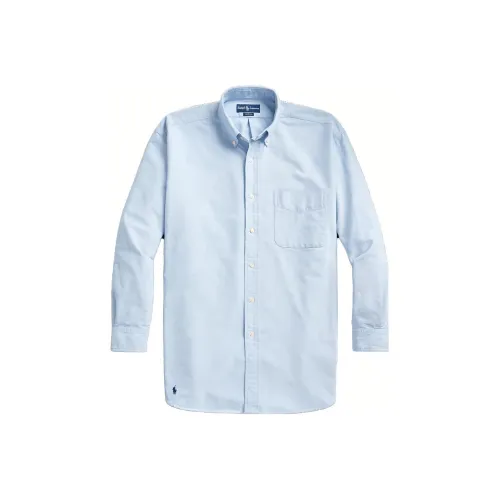 Polo Ralph Lauren SS23 Рубашка Мужская Светло-Синяя