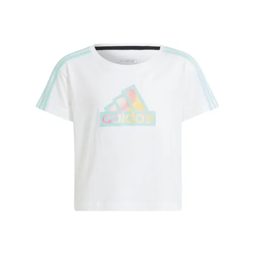 Adidas JAM Tee T Рубашка Детская Белая