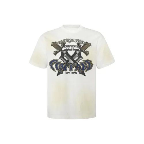 FAKE UINTAGE Белый Унисекс T-рубашки