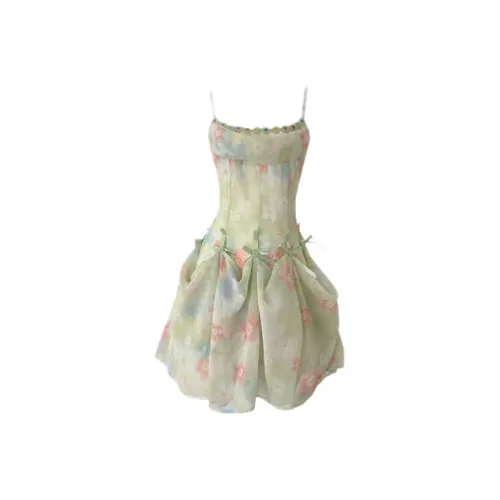 PUREIDOL Зеленый Женские Слиплатья