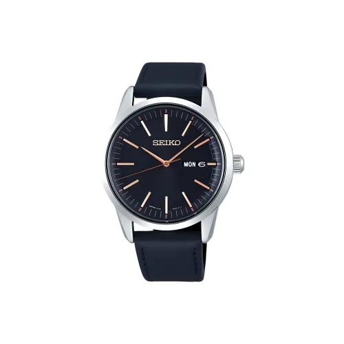 SEIKO Solar Кварц Мужские Часы SEIKO SELECTION 40 мм Черные