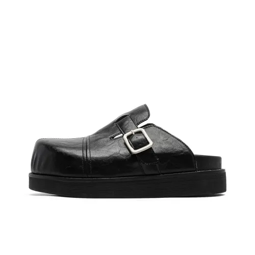 KUNGFUDEER Запахонепроницаемый Износостойкий Устойчивый к растрескиванию Домашние тапочки Унисекс Черный