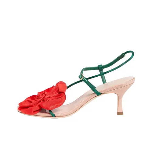 Loeffler Randall Frank one Ремень Сандалии 7 см Женские Зеленые