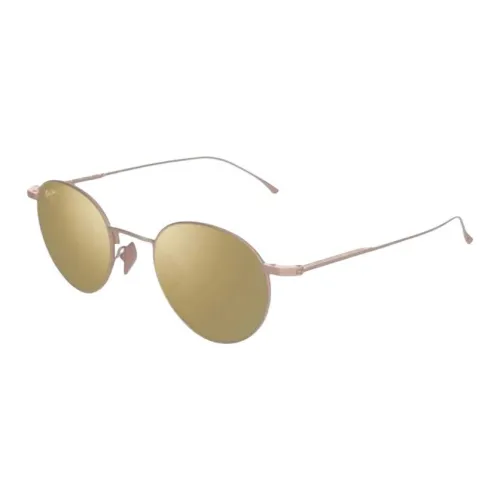 Maui Jim Титан OVAL SUNGLASSES Мужской Розовый