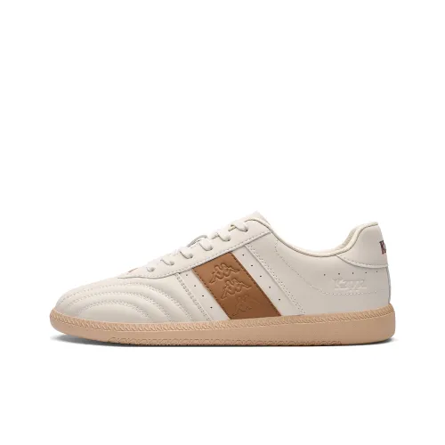 KAPPA Спина до Спины Низкий Топ Скейтборд Кроссовки Унисекс Зимний Белый