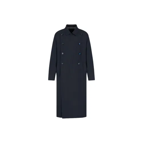 GIORGIO ARMANI Черное мужское пальто