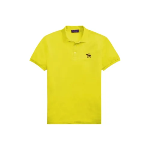 Ralph Lauren Purple Label Мужская Поло с лимонным цветом