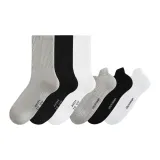 Длинный вал утолщенный цвет 3 упаковки + короткий утолщенный цвет 3 упаковки (махровая подошва)